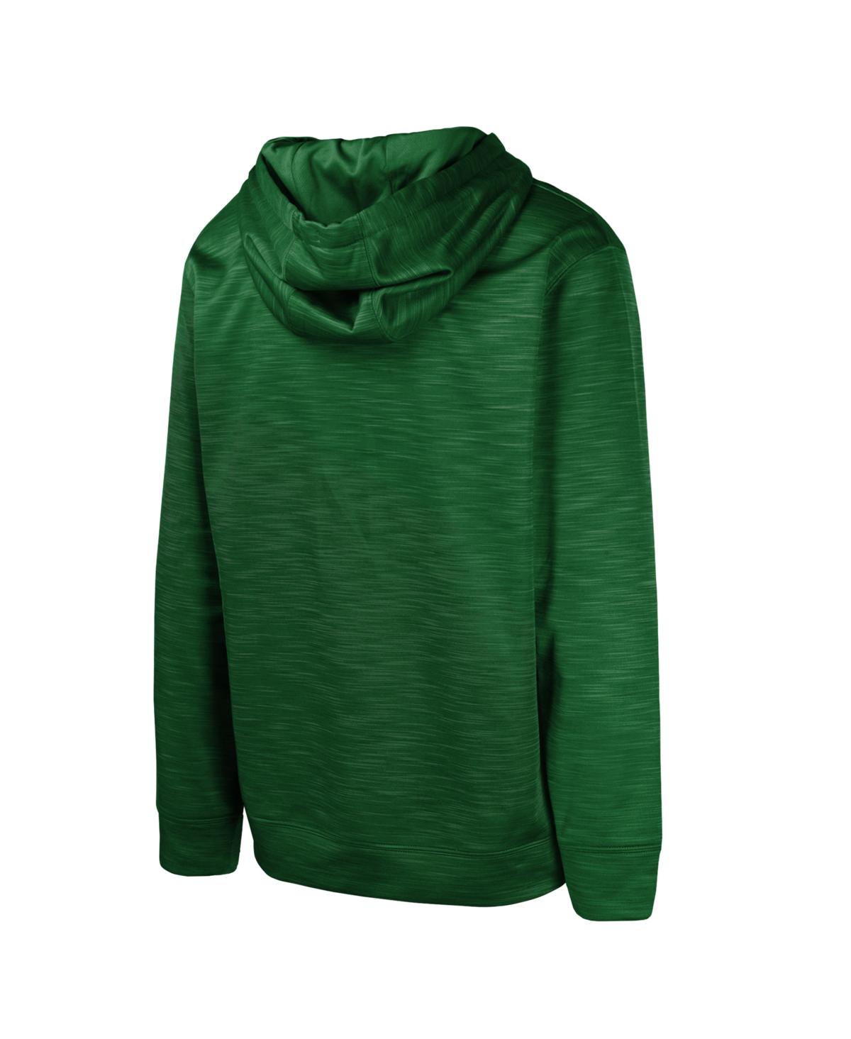Outerstuff Men's Green New York Jets Streak Fleece Pullover Hoodie In Green