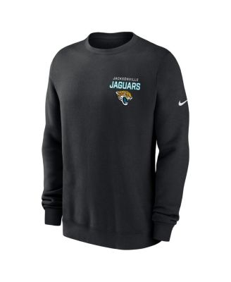 Men's Black Jacksonville Jaguars Primetime Club Fleece Pullover Sweatshirt
