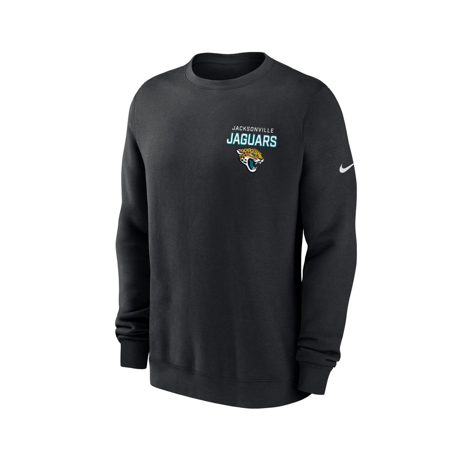 Men's Black Jacksonville Jaguars Primetime Club Fleece Pullover Sweatshirt