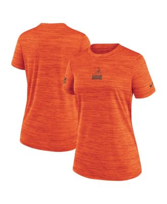Nike - Women's Orange Cleveland Browns Sideline Velocity Dri-FIT T-Shirt