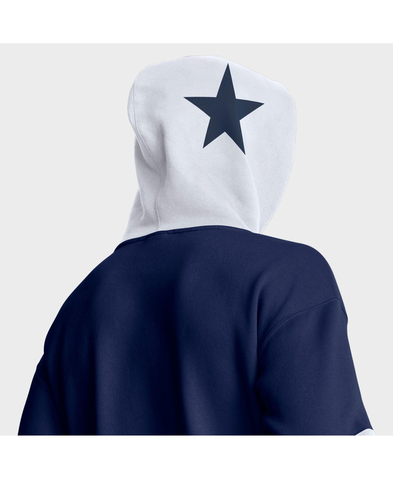 Men's Navy Dallas Cowboys Helmet Retro Pullover Hoodie