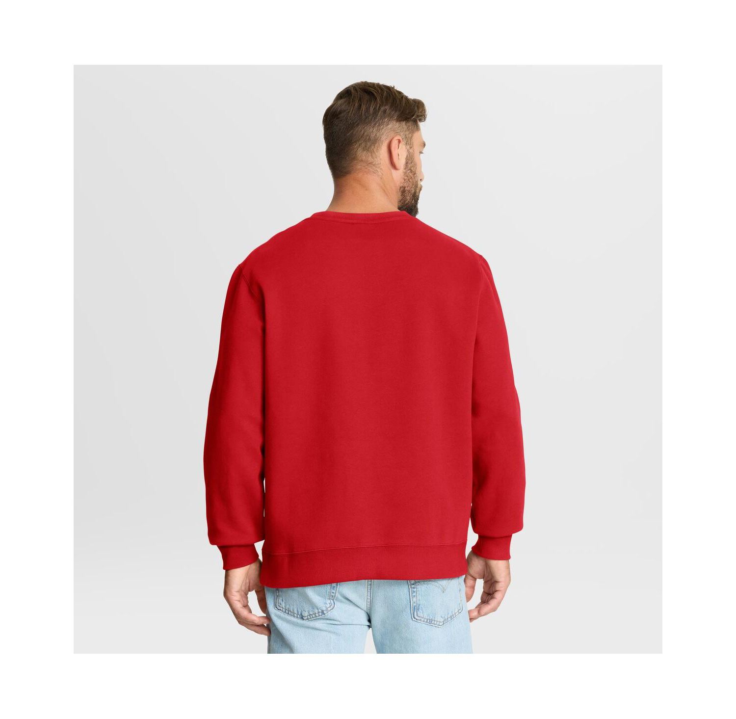 Men's Red Kansas City Chiefs Powerful Throw Legacy Pullover Sweatshirt