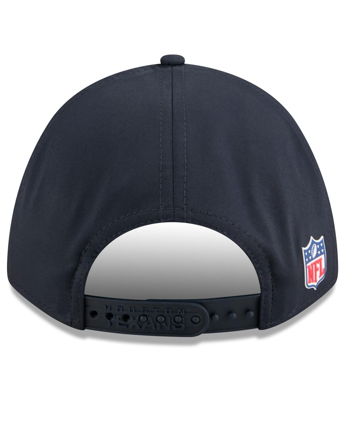 New Era Men's Navy Houston Texans 2025 Sideline M-crown 9forty Adjustable Hat In Blue