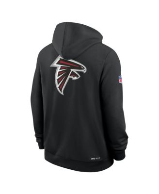 Men's Black Atlanta Falcons Sideline Standard Issue Utility Player Dri-FIT Full-Zip Hoodie
