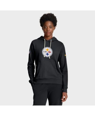 Nike - Women's Black Pittsburgh Steelers Sideline Standard Issue&nbsp;Initial Home&nbsp;Dri-FIT Hoodie