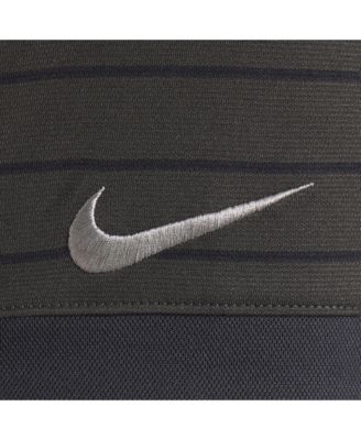 Men's Gotham Green New York Jets 2025 Rivalries Collection Sideline Victory Striped Dri-FIT Polo Shirt