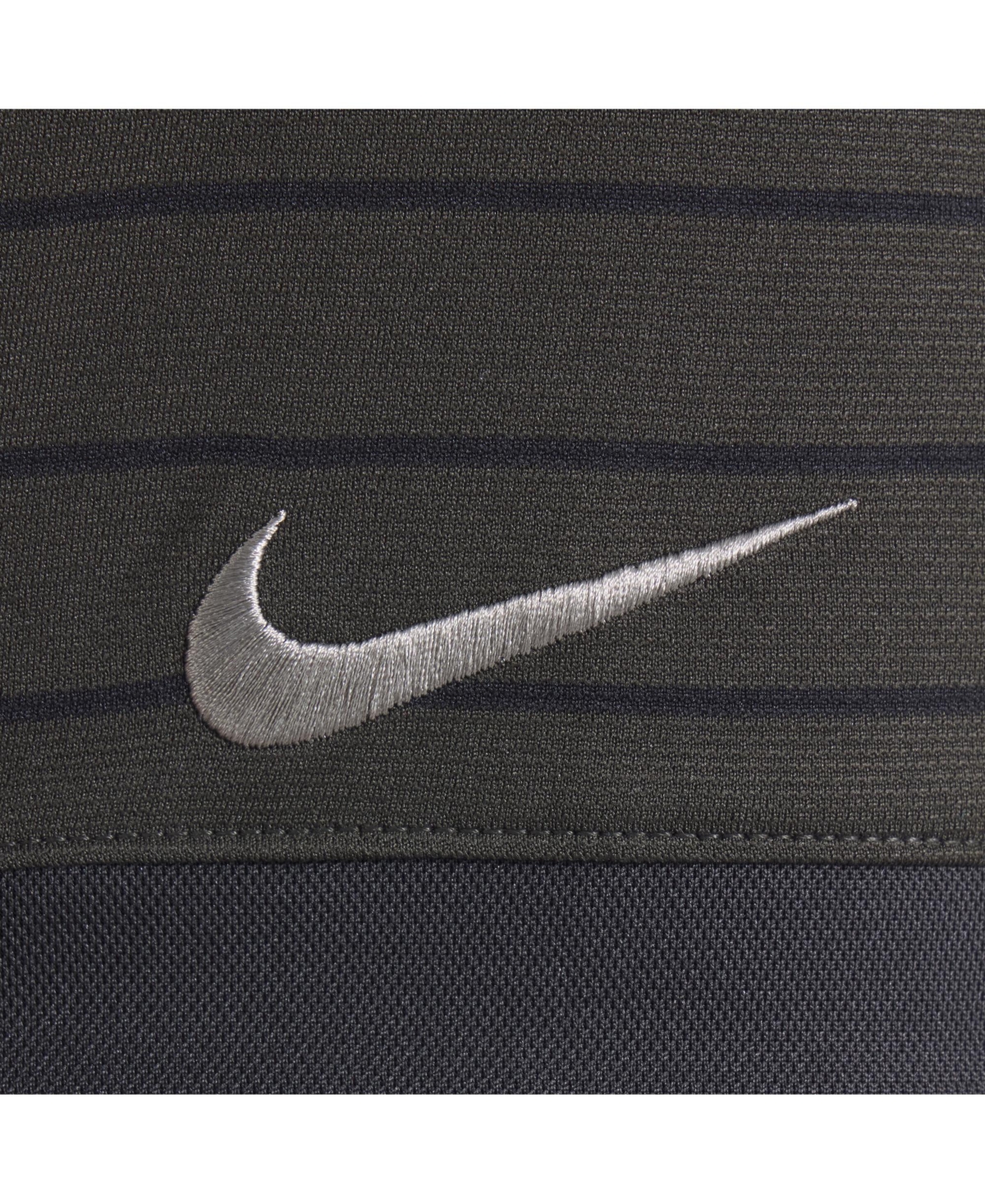 Nike Men's Gotham Green New York Jets 2025 Rivalries Collection Sideline Victory Striped Dri-fit Polo Shi In Gray