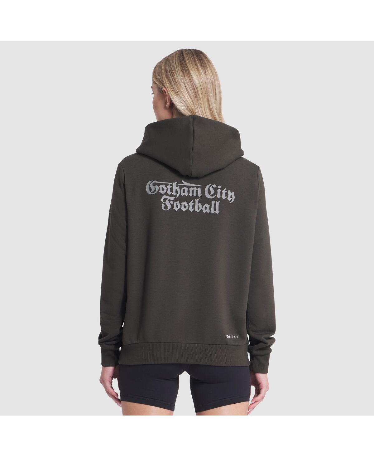 Nike Women's Gotham Green New York Jets 2025 Rivalries Collection Standard Issue Sideline Dri-fit Hoodie In Gray
