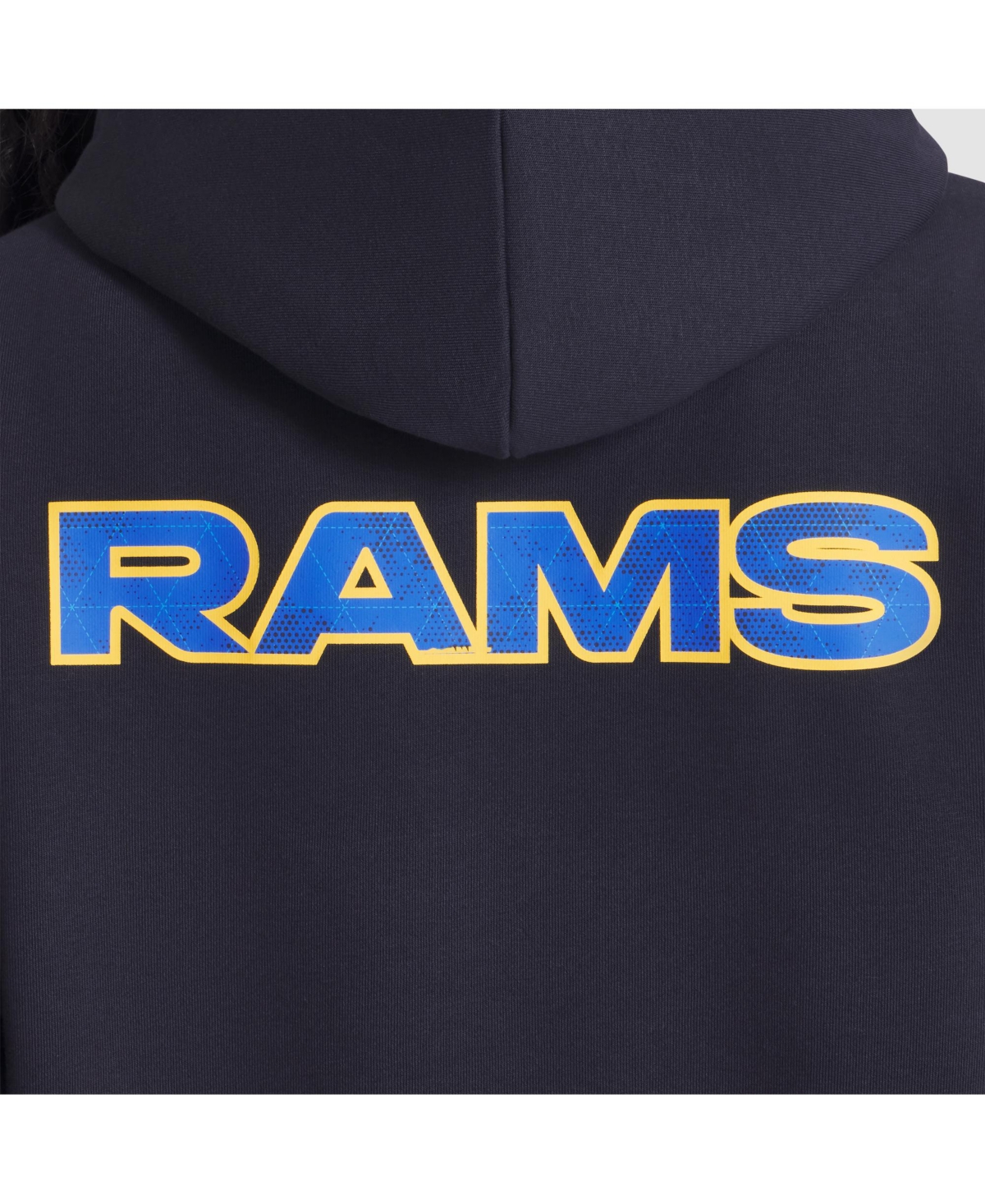 Nike Women's Midnight Blue Los Angeles Rams 2025 Rivalries Collection Standard Issue Sideline Dri-fit Hoo In Blue