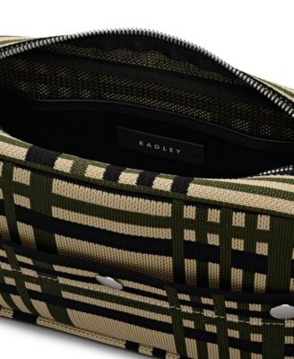 Hadleigh Place Check Small Zip Top Crossbody Bag