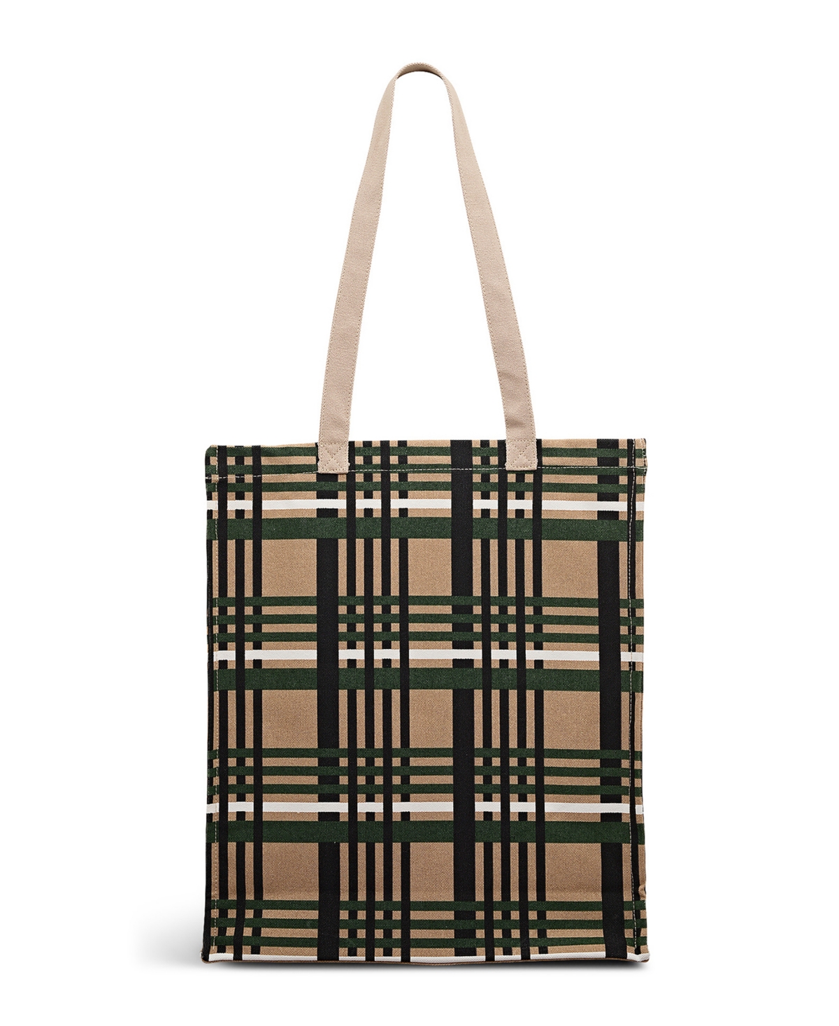 Radley London Check Medium Open Top Tote Bag In Brown