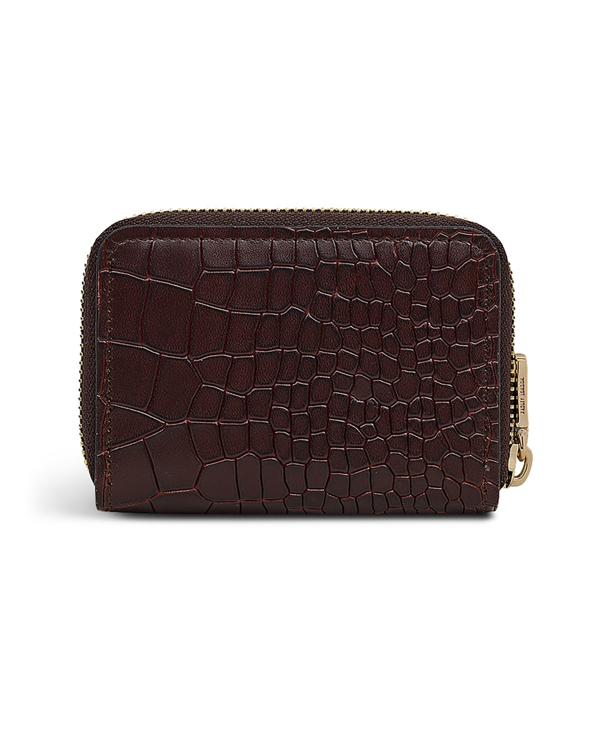 Radley London Heath Crescent Croc Zip Around Wallet In Brown