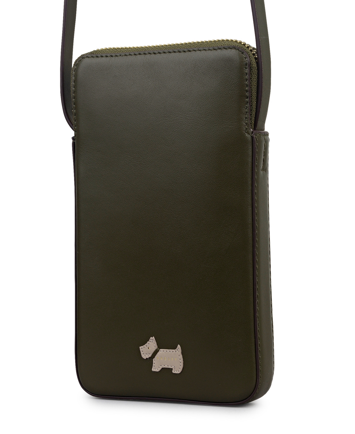 Radley London Heritage Radley Protect Mini Phone Crossbody Bag In Green