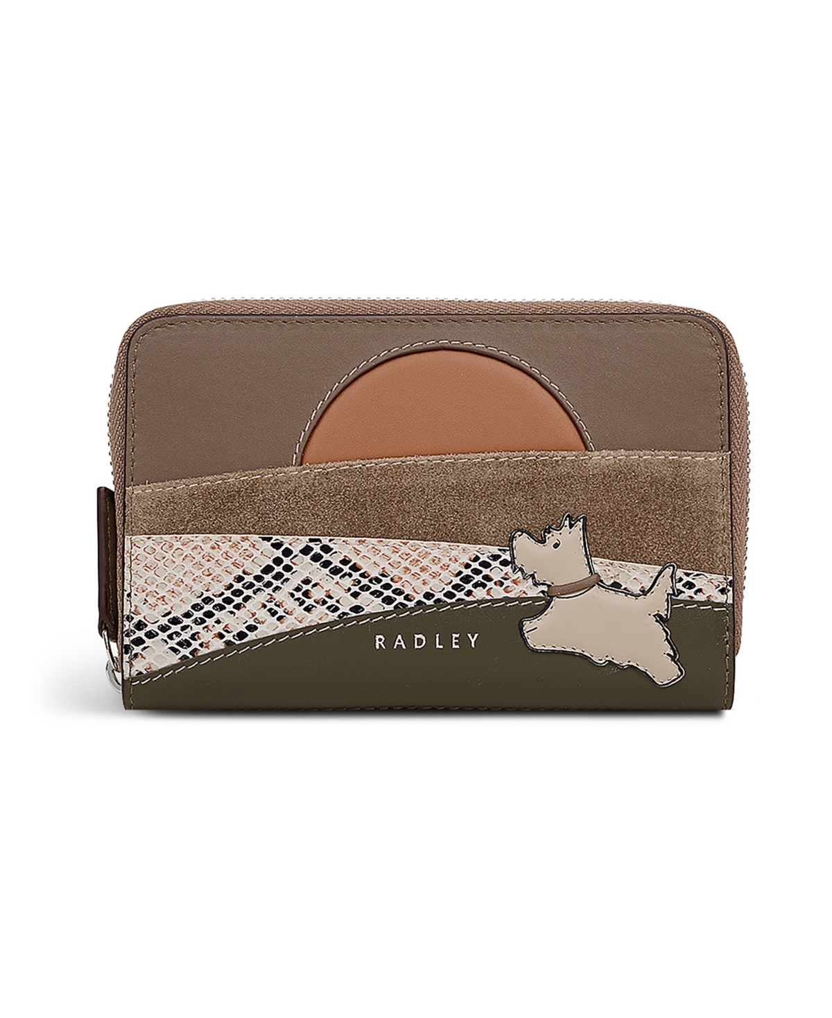 Radley London Over The Hills Zip Around Wallet In Brown