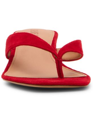 Tracie Kitten-Heel Thong Sandals