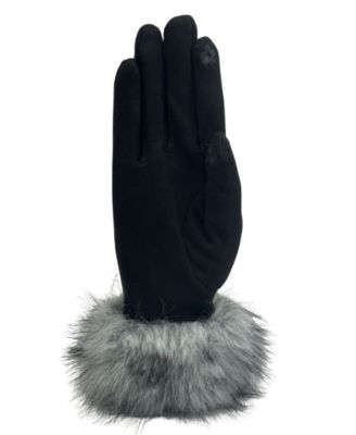 Faux Suede with Fux Fur Cuff