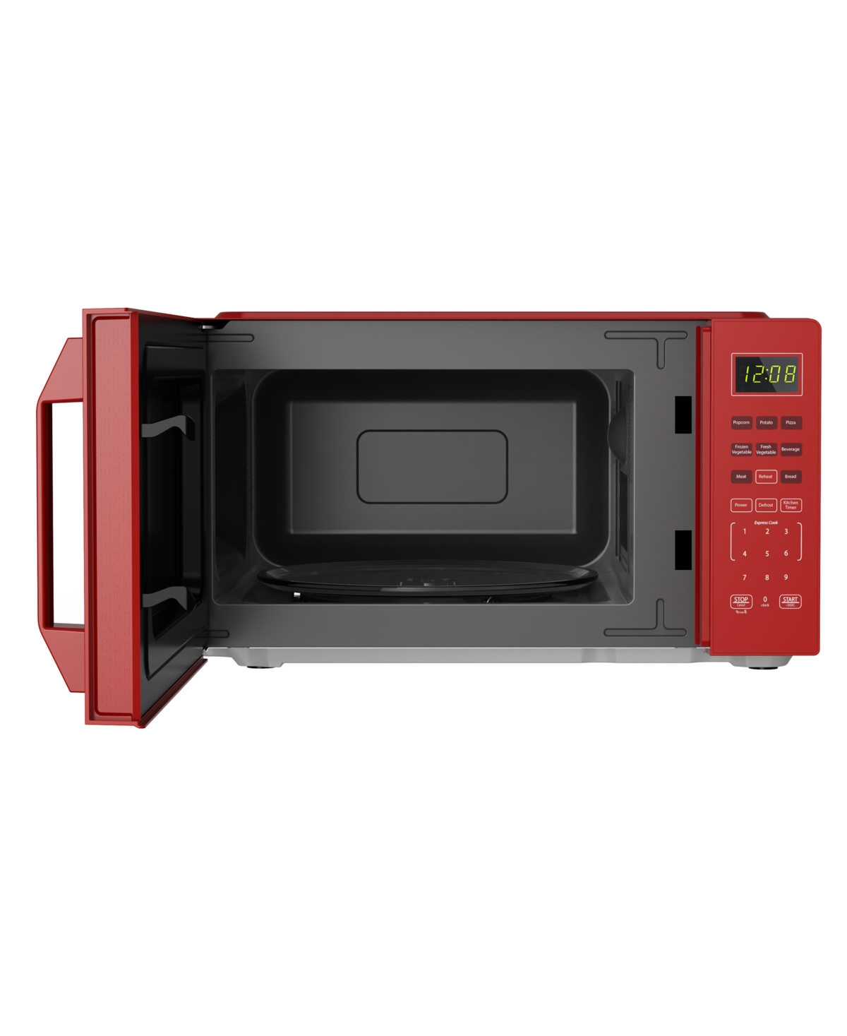 Farberware 0.7 Cu. Ft. Countertop Microwave Oven In Red