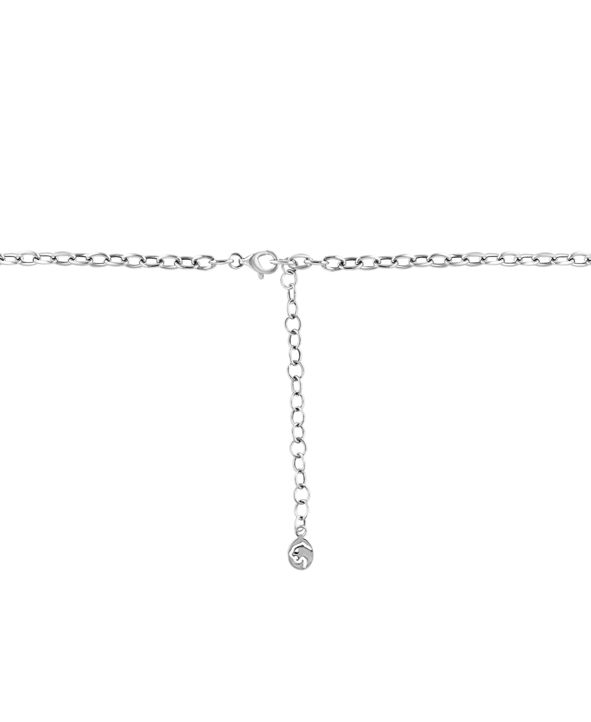 Effy Collection Diamond Accent Necklace In Sterling Silver And 14k Yellow Gold In Silver