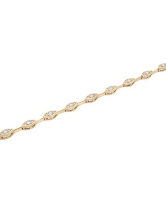 Diamond Bracelet (1/2 ct. t.w.) in 14K Yellow Gold, Macy's Exclusive