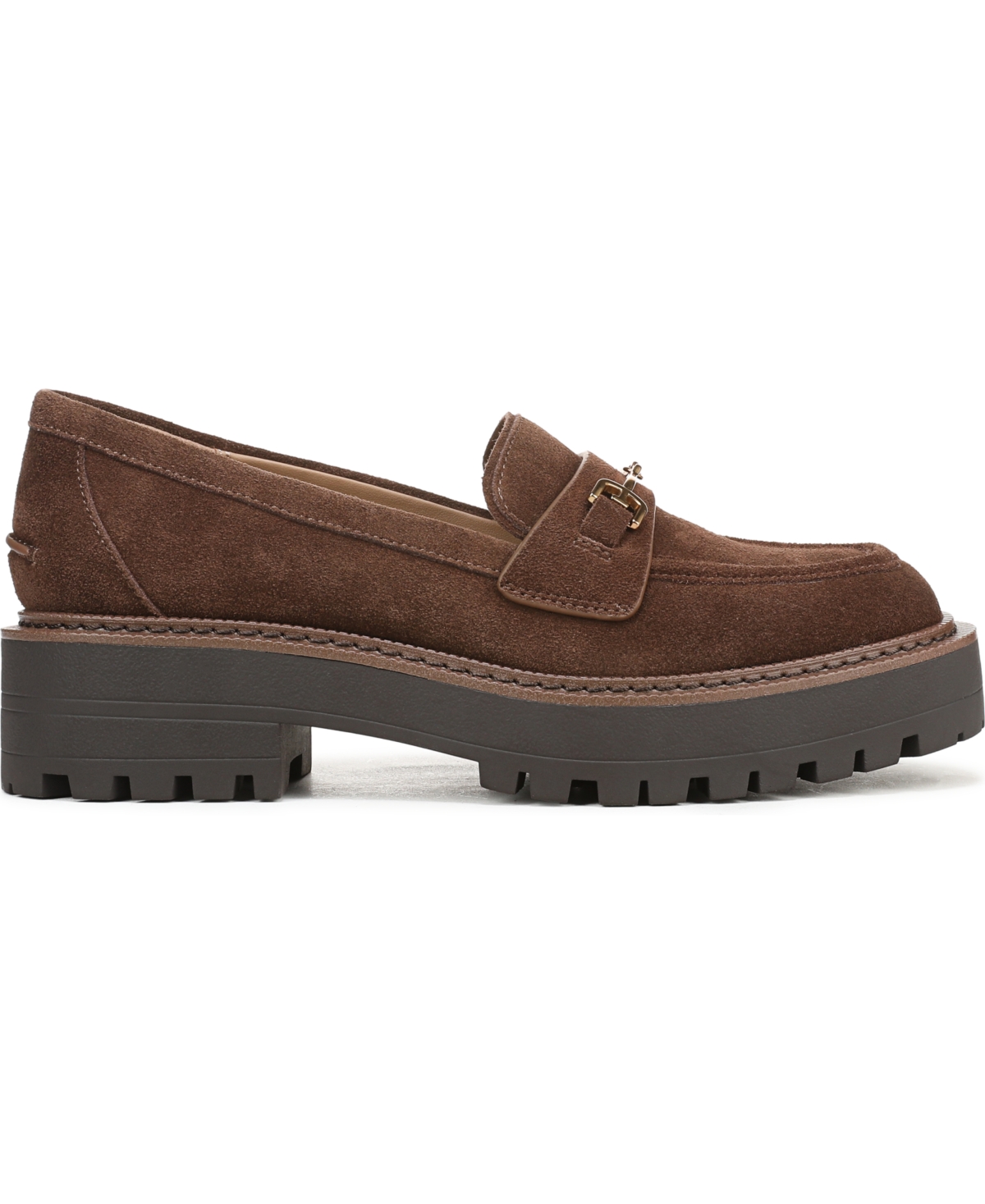 Sam Edelman Lea Platform Loafers Mustang Brown In Brown