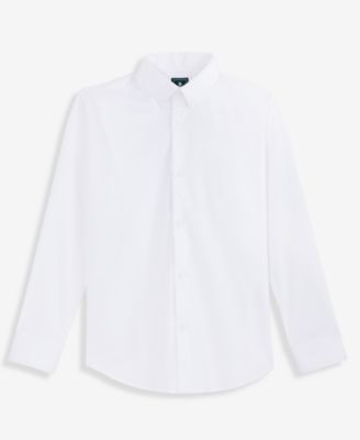 Big Boys Classic-Fit Solid Long-Sleeve Dress Shirt  