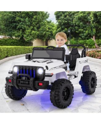 12V Kids Ride On Jeep Car with Remote Control and LED Headlights