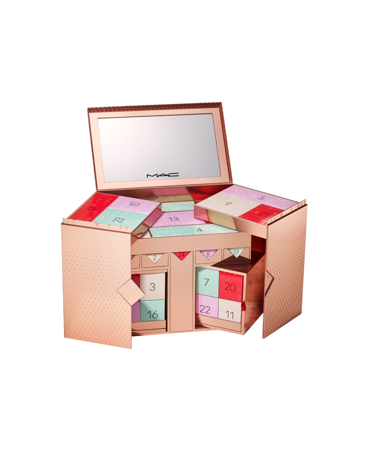 Mac 24-pc. Mystery Must-haves Advent Calendar Makeup Gift Set In Transparent