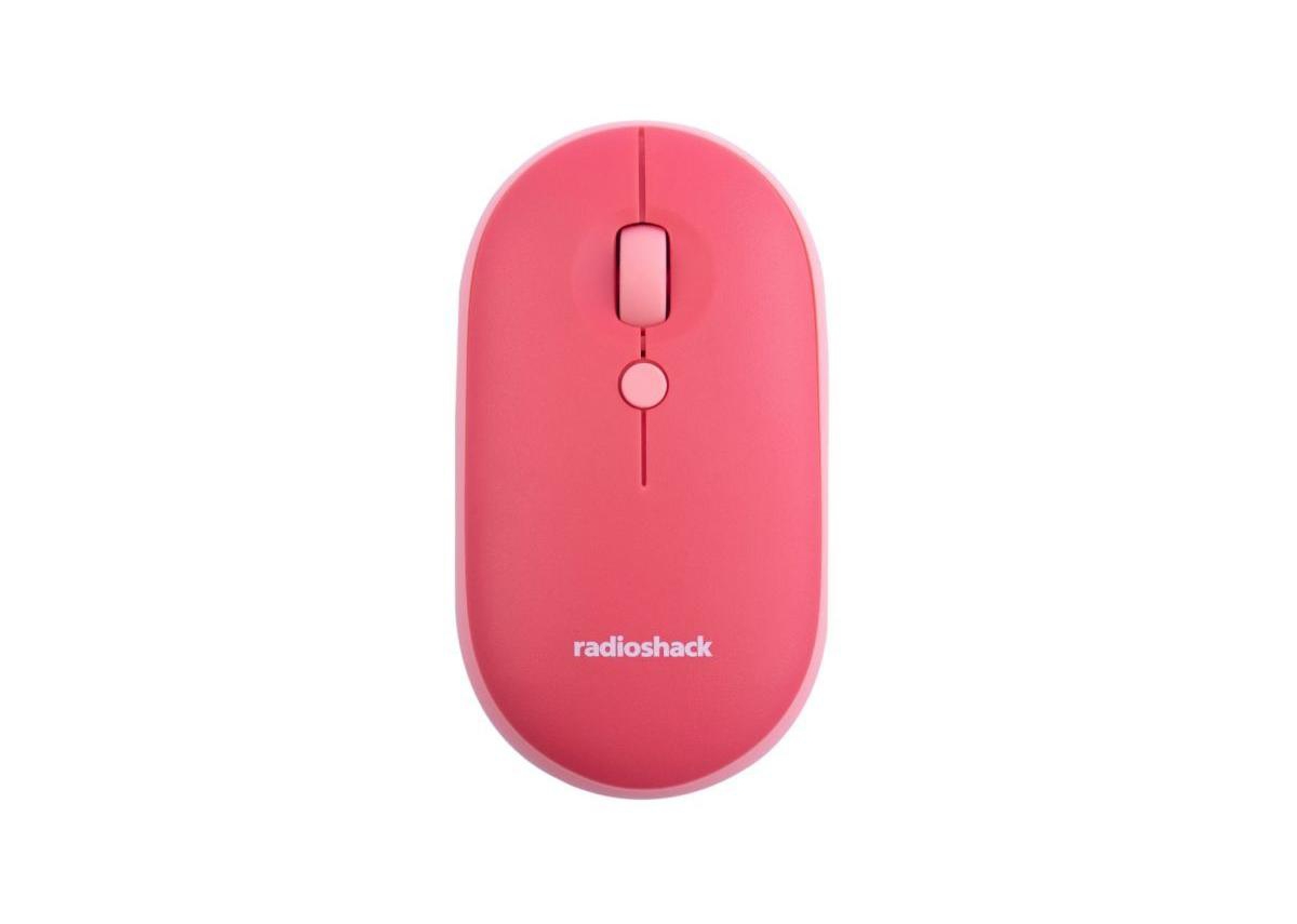 RadioShack 2.4G Wireless Keyboard and Mouse Combo, Quiet Typing, Ergonomic Design, Usb Nano Receiver, Plug-and-Play, Pink Pc Accessories