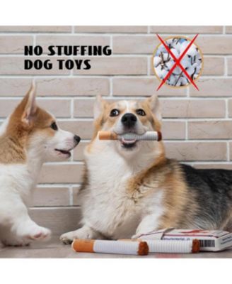 3 Pack Squeaky Camel Chewgarette Dog Toys with a Box, Interactive Plush Toys for Small Medium Dogs Pitbull Frenchie