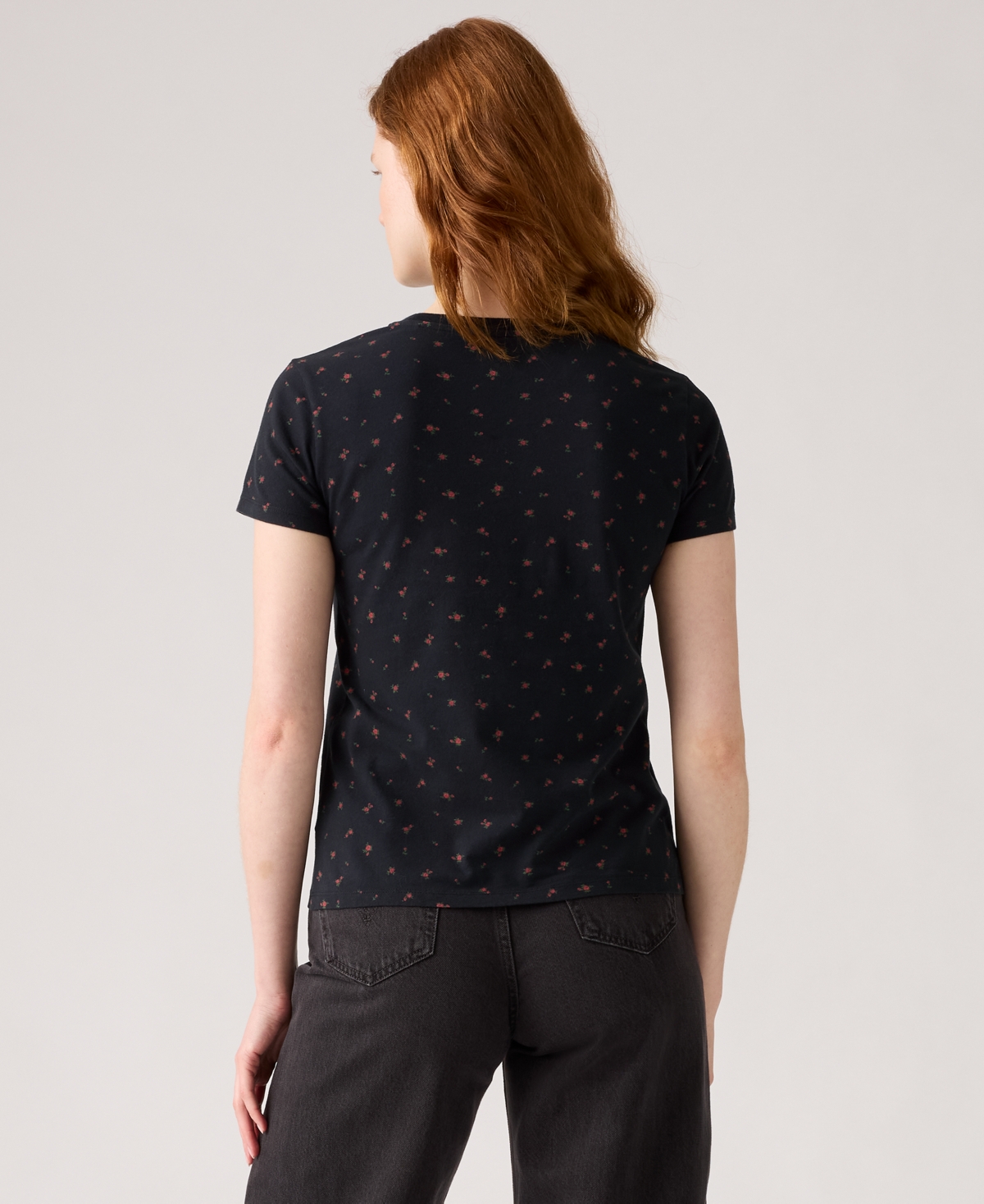 Levi's Women's The Perfect Crewneck Cotton T-shirt In Black