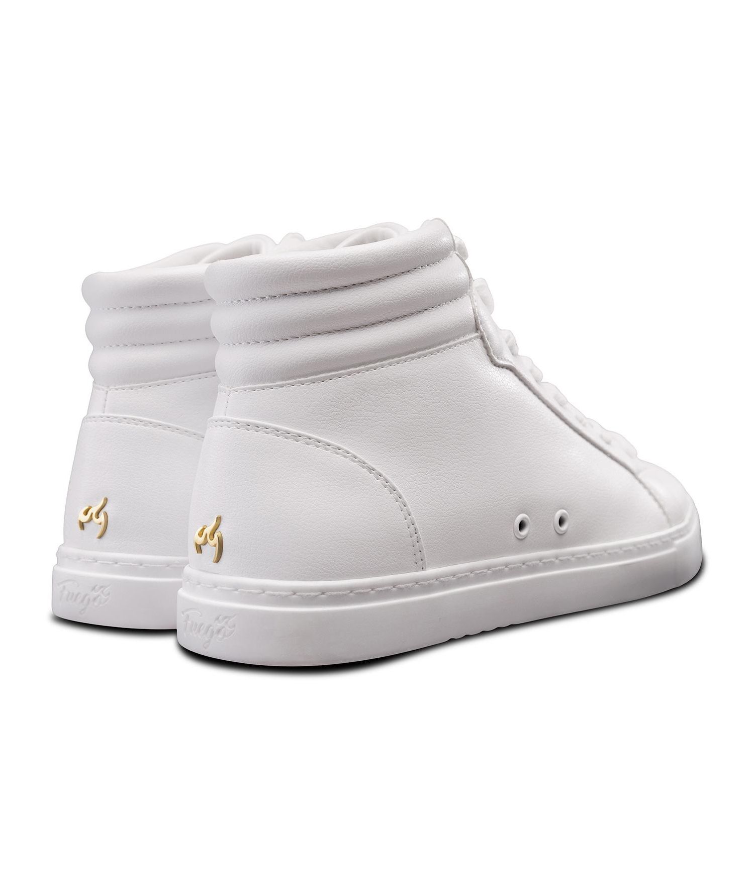 Men's White High-top Sneaker