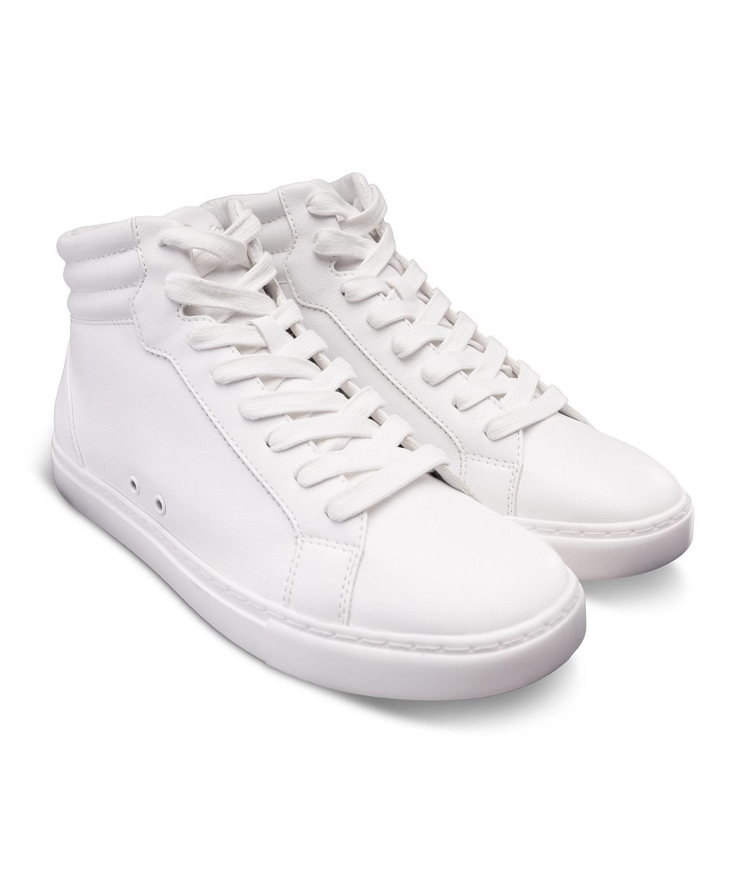 Big Kids' White High-top Sneaker