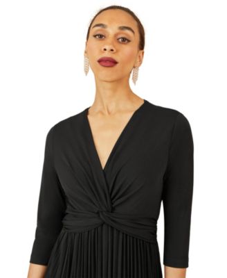 Women's Jersey Knot Waist Midi Dress