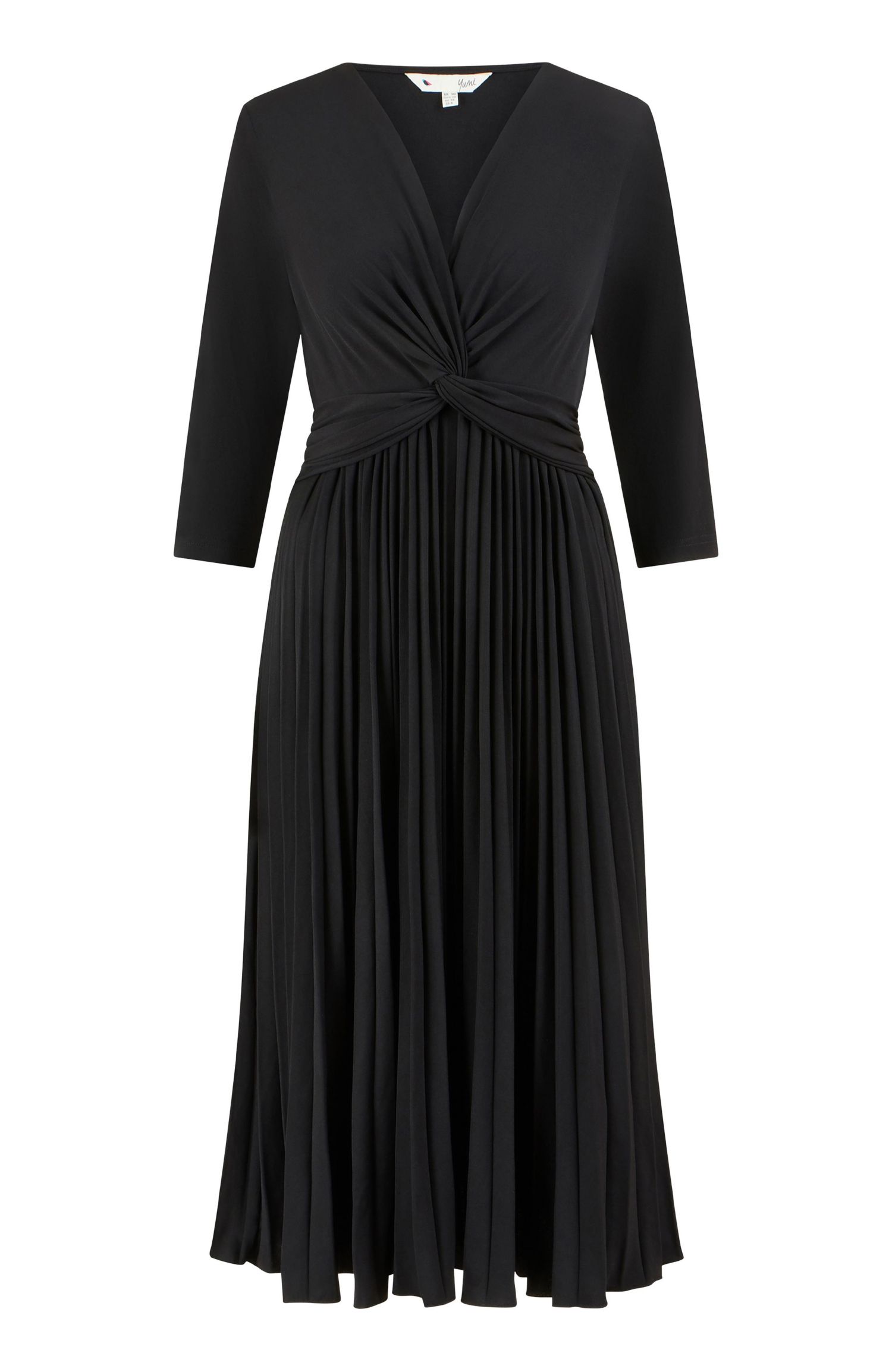 Women's Jersey Knot Waist Midi Dress