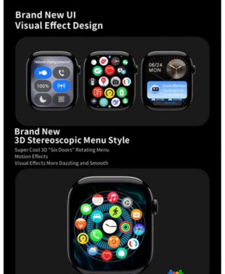 1.75" Smart Watch Multi-function for Women Men With Bluetooth Multi-function, Health Monitoring,Sport Modes -Black