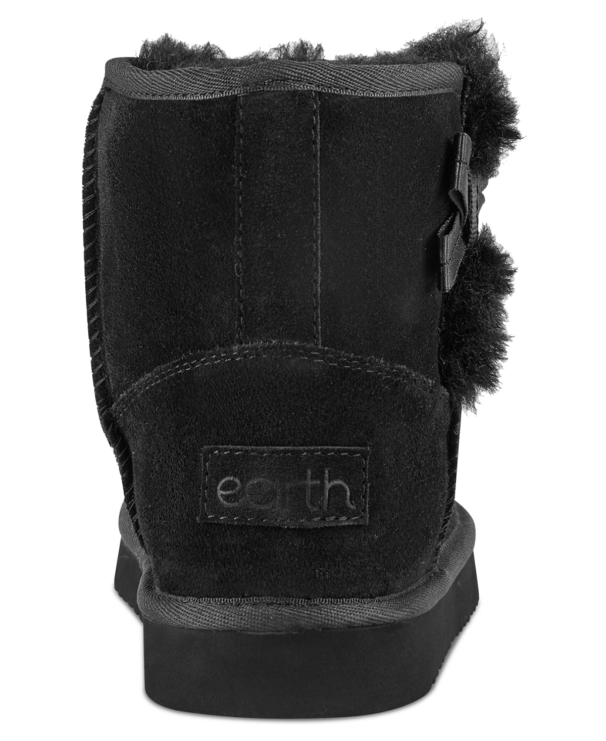 Earth Women's Worldly Round Toe Casual Ankle Booties In Black