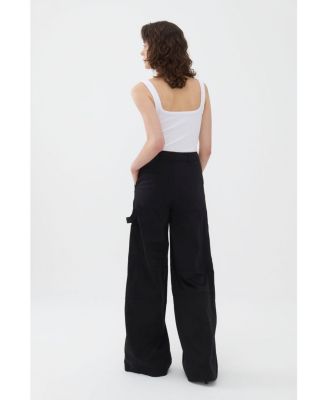 Women's Contrast Top Stitching Pants