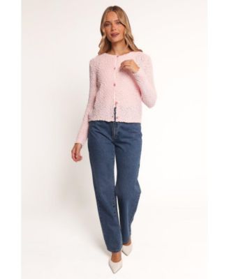 Women's Ally Texture Cardigan - Pink
