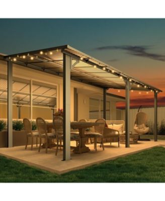 16'x8' Wall Mounted Gazebos Pergola