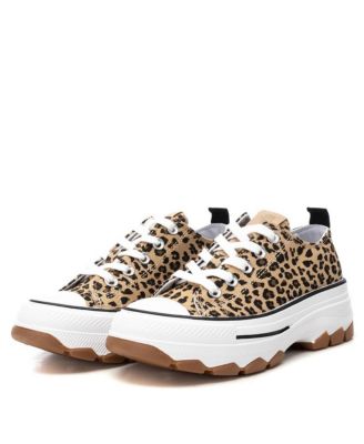 Women's Lace-Up Canvas Sneakers Refresh Collection By XTI