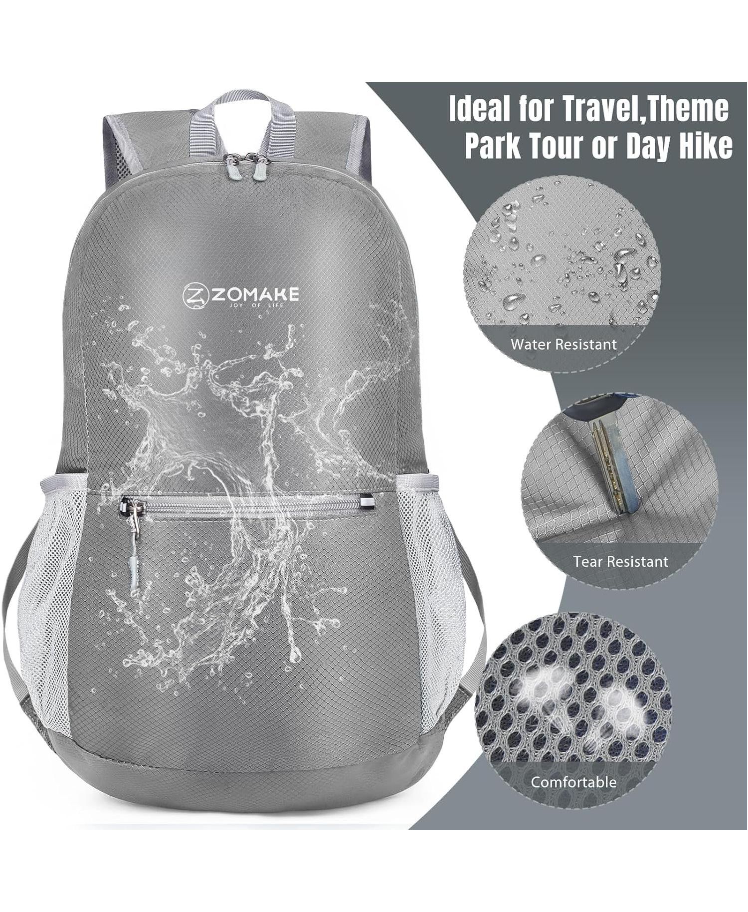 Ultra Lightweight Hiking Backpack 20L, Packable Small Backpacks Water Resistant Daypack for Women Men
