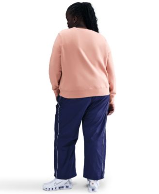 Plus Size Sportswear Club Fleece Graphic Crew-Neck Sweatshirt