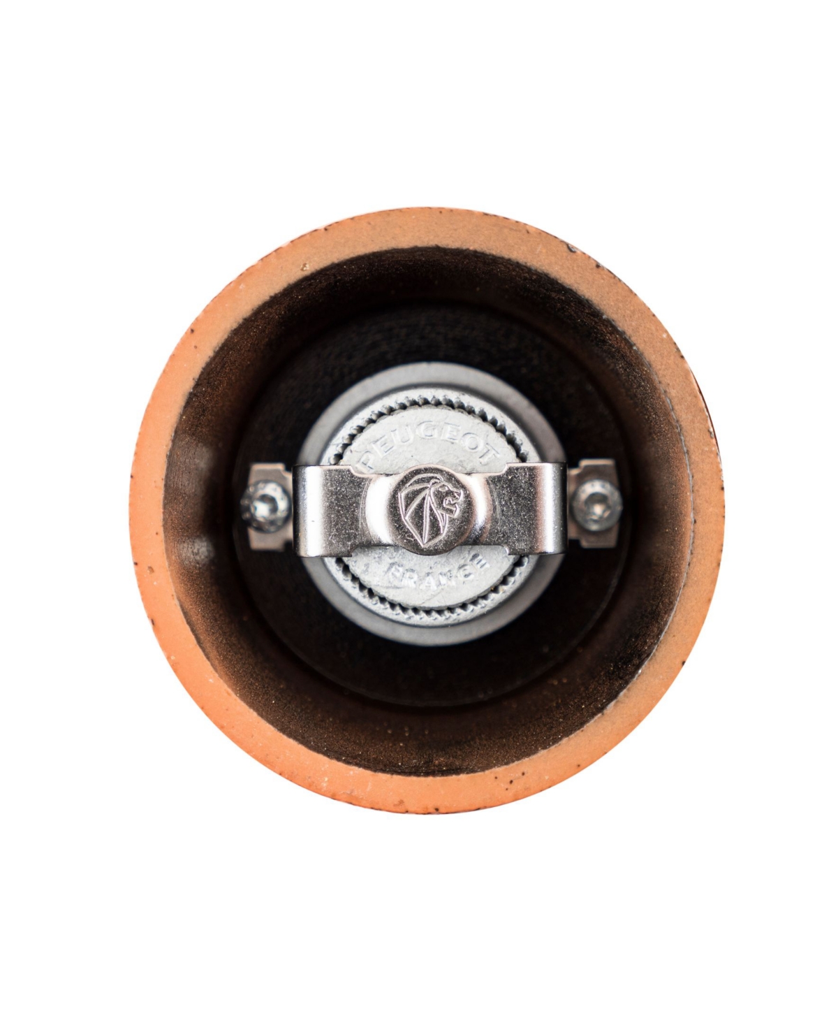 Peugeot Bali Cast Iron 3" Pepper Mill In Orange