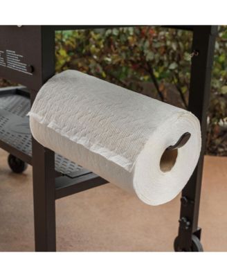 Omnivore 36 Inch 4 Burner Outdoor Propane Gas Grill with Side Shelves