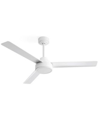 52-inch Modern 3-Blade without Light Ceiling Fan with Six Speed Remote Control and Timing Function