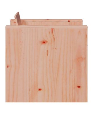 Garden Sofa Natural Wood Solid Douglas Fir Wood Single Durable