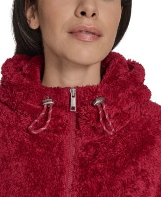 Women's Performance Oversized Hooded Sherpa Jacket