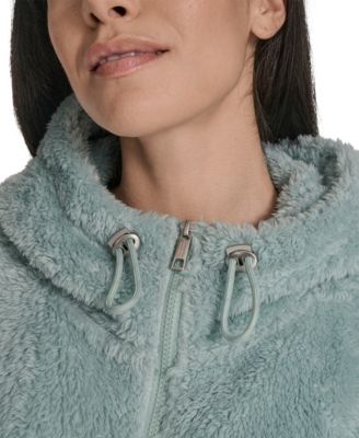 Women's Performance Oversized Hooded Sherpa Jacket