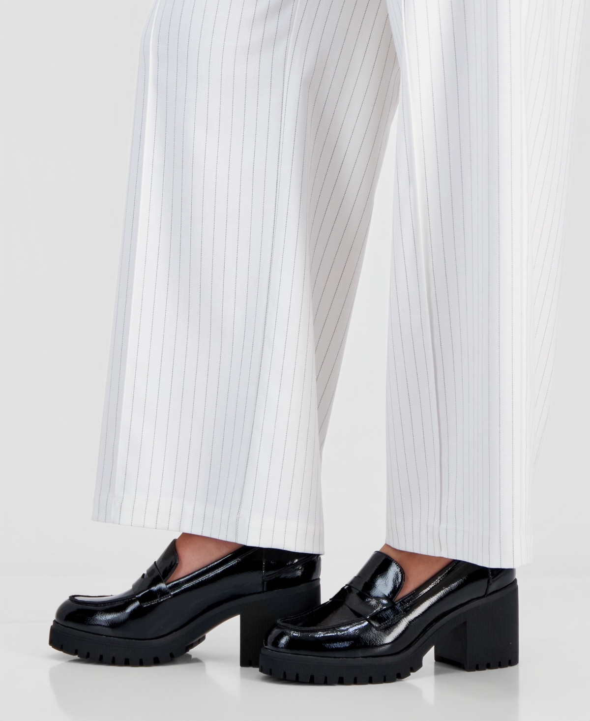 Wild Pair Women's Presscott Round Toe Heeled Loafers, Macy's Exclusive