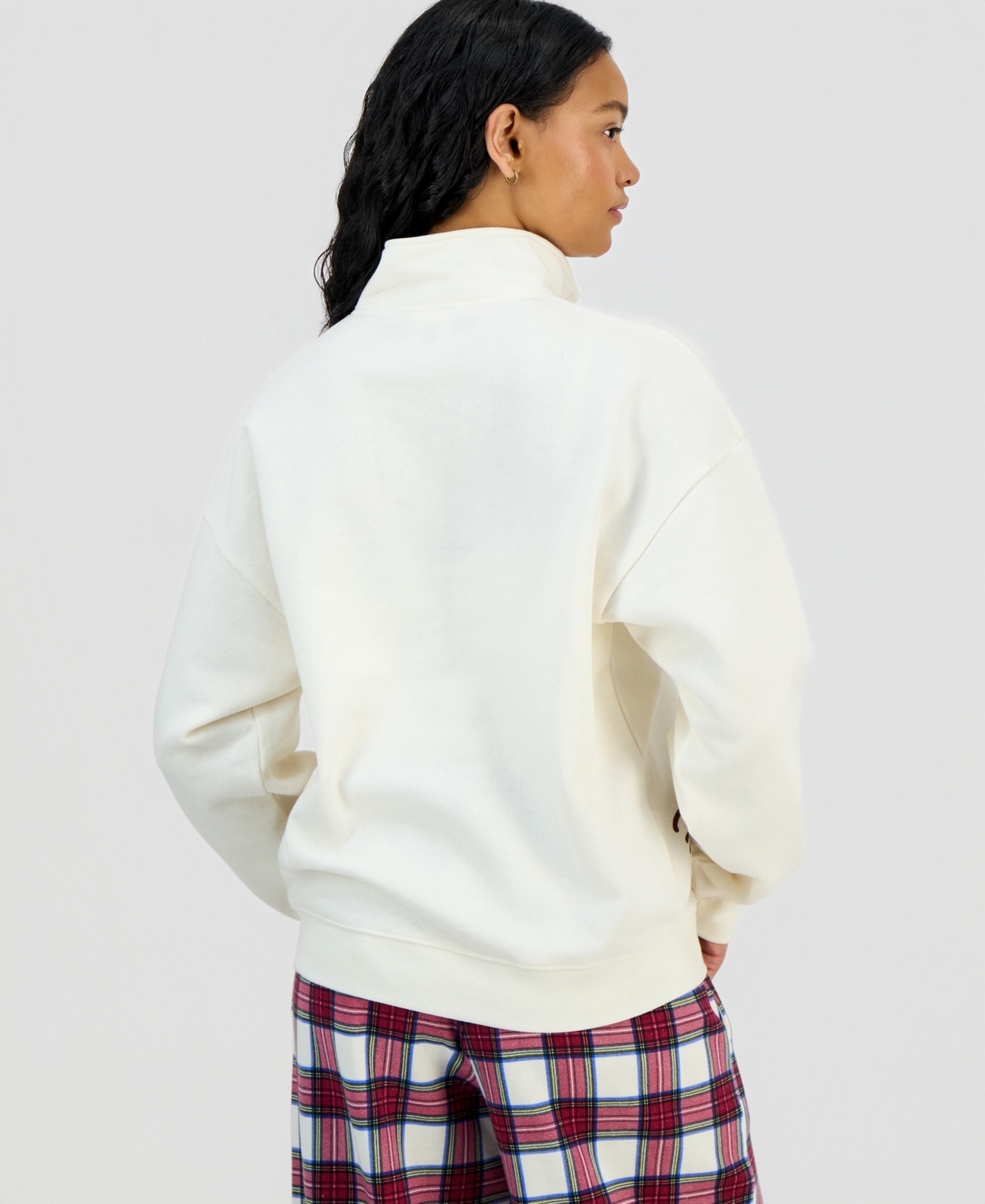 Grayson Threads, The Label Juniors' Hello Kitty Quarter-Snap Sweatshirt